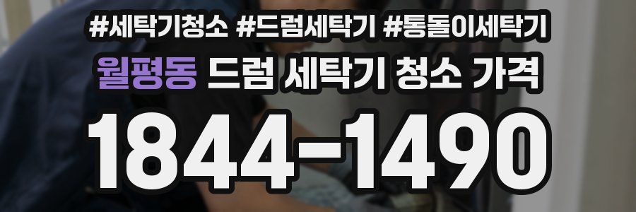 월평동 드럼 세탁기 청소 가격