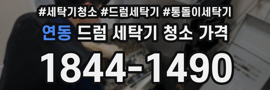 연동 드럼 세탁기 청소 가격