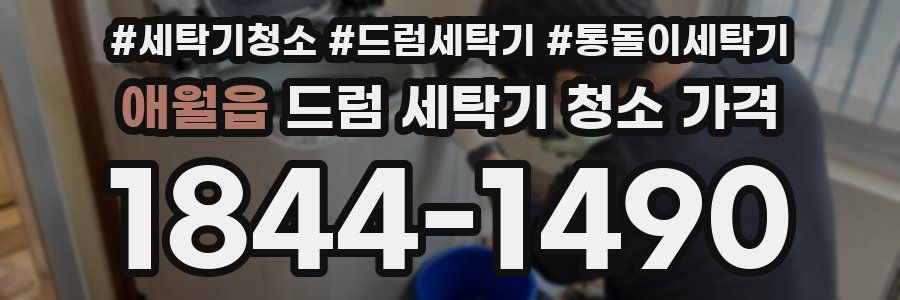 애월읍 드럼 세탁기 청소 가격