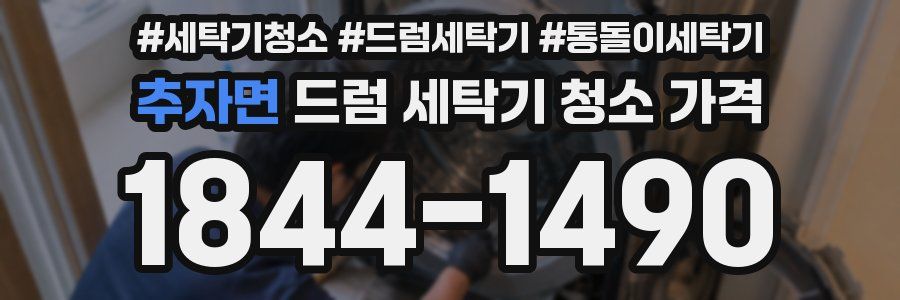 추자면 드럼 세탁기 청소 가격