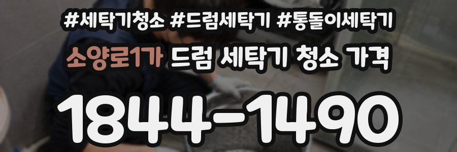 소양로1가 드럼 세탁기 청소 가격