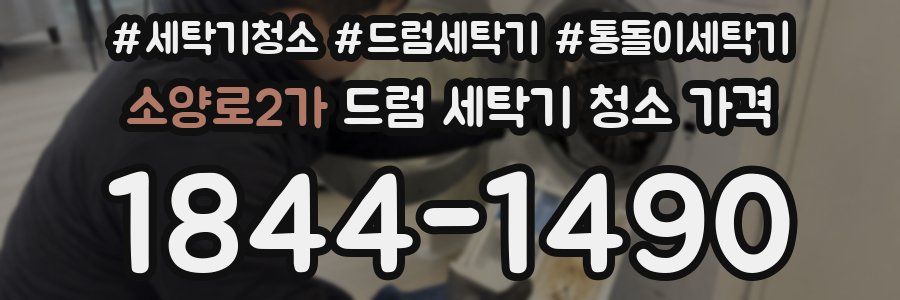소양로2가 드럼 세탁기 청소 가격