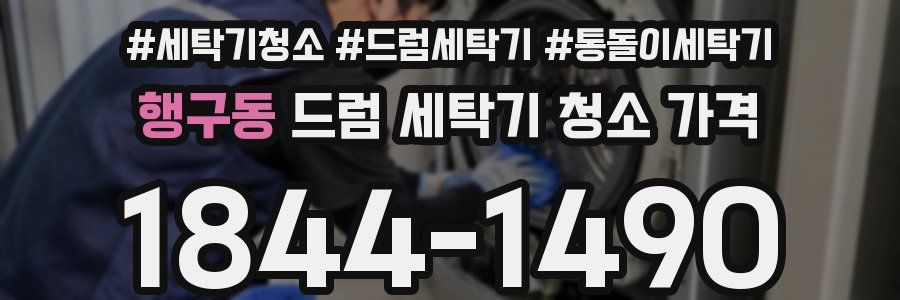 행구동 드럼 세탁기 청소 가격
