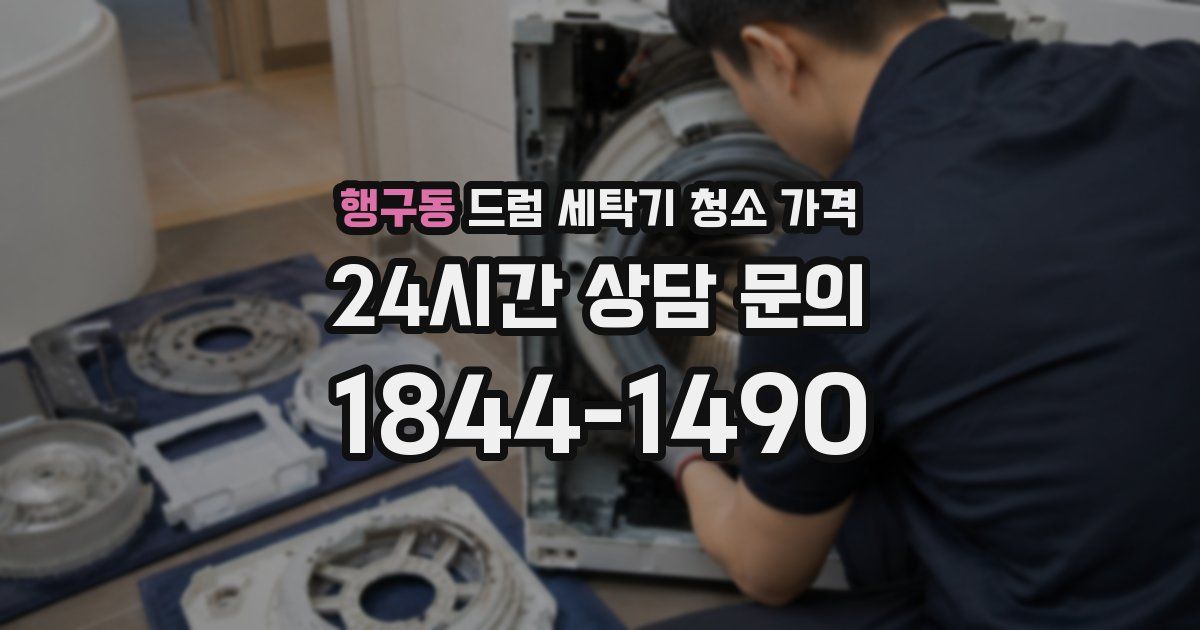 행구동 드럼 세탁기 청소 가격