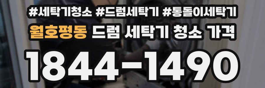 월호평동 드럼 세탁기 청소 가격