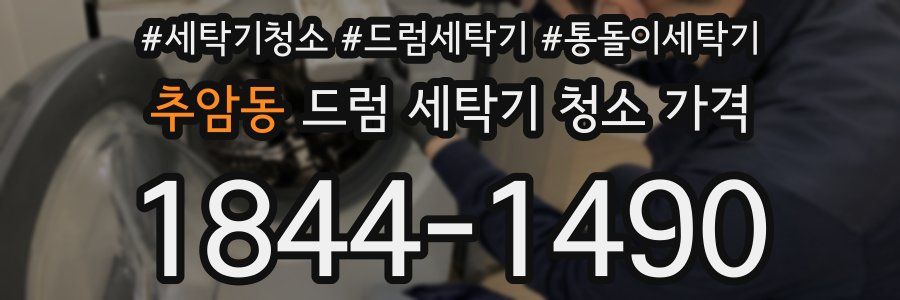 추암동 드럼 세탁기 청소 가격