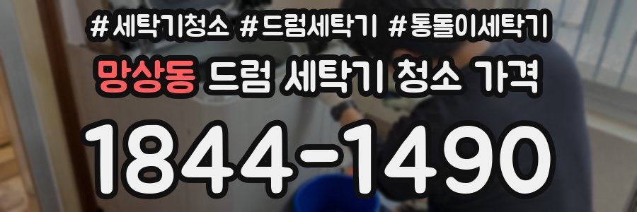 망상동 드럼 세탁기 청소 가격