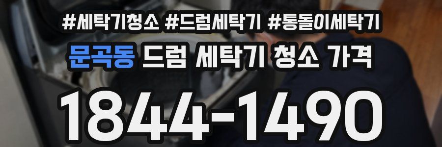 문곡동 드럼 세탁기 청소 가격