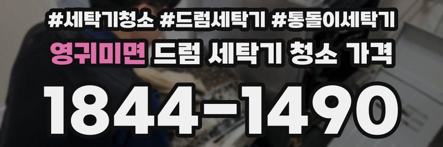영귀미면 드럼 세탁기 청소 가격