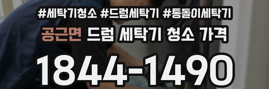 공근면 드럼 세탁기 청소 가격