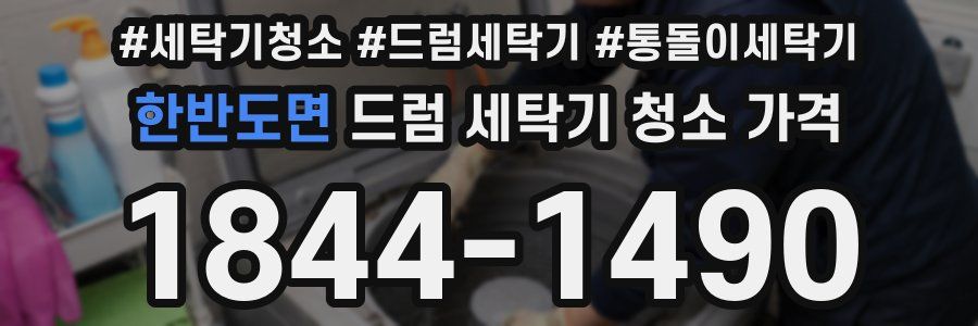 한반도면 드럼 세탁기 청소 가격