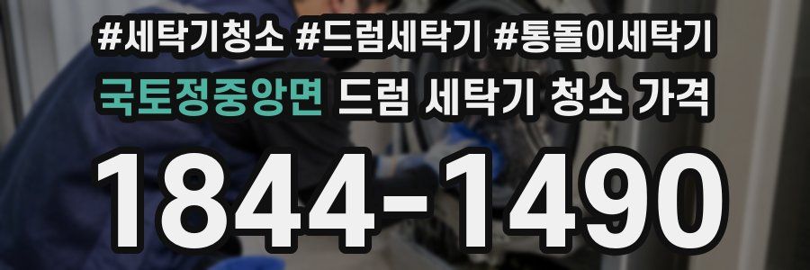 국토정중앙면 드럼 세탁기 청소 가격