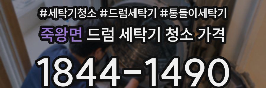 죽왕면 드럼 세탁기 청소 가격