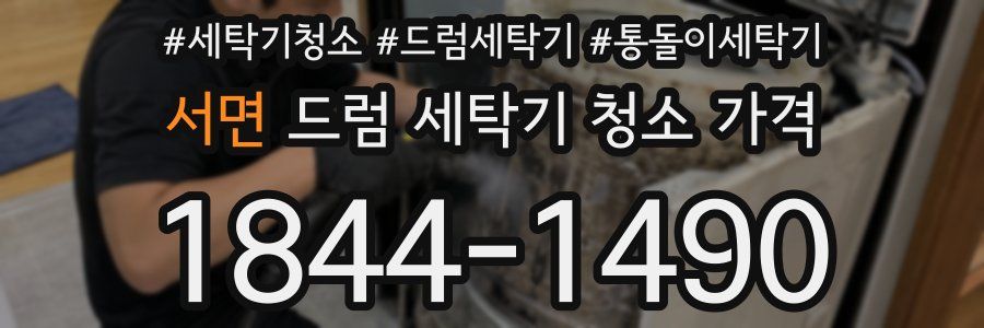 서면 드럼 세탁기 청소 가격