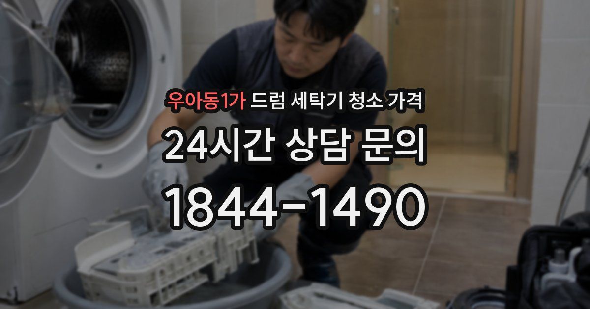 우아동1가 드럼 세탁기 청소 가격