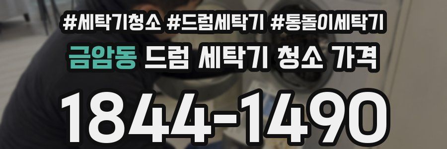 금암동 드럼 세탁기 청소 가격