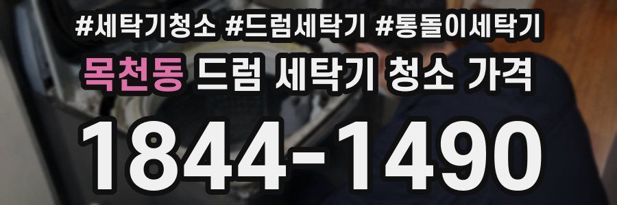 목천동 드럼 세탁기 청소 가격