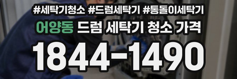 어양동 드럼 세탁기 청소 가격
