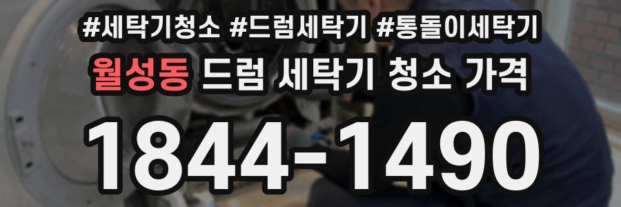 월성동 드럼 세탁기 청소 가격