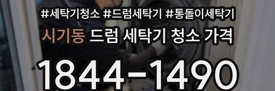 시기동 드럼 세탁기 청소 가격