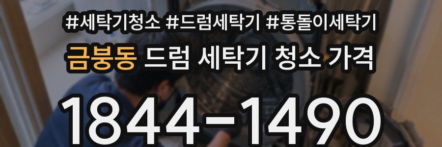 금붕동 드럼 세탁기 청소 가격