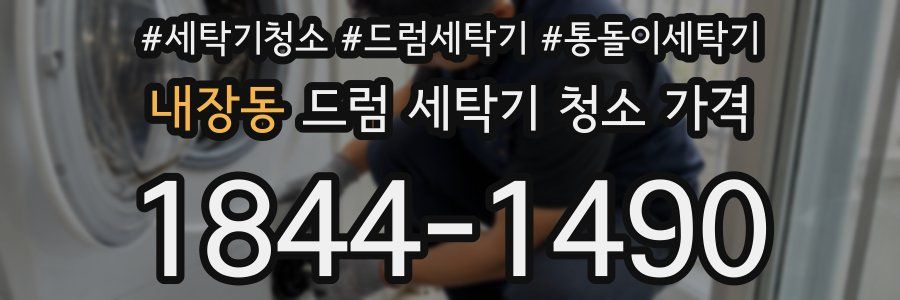 내장동 드럼 세탁기 청소 가격