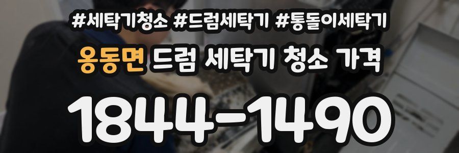 옹동면 드럼 세탁기 청소 가격