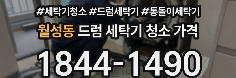월성동 드럼 세탁기 청소 가격
