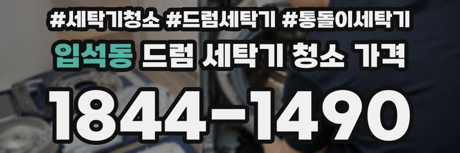 입석동 드럼 세탁기 청소 가격