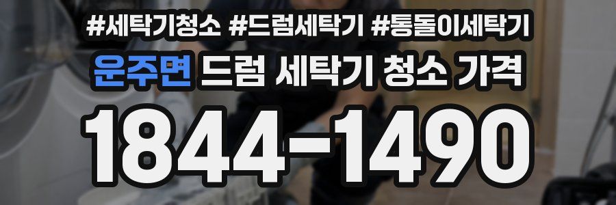 운주면 드럼 세탁기 청소 가격