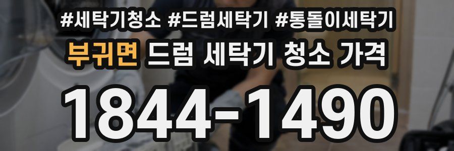 부귀면 드럼 세탁기 청소 가격