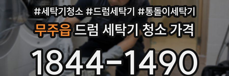 무주읍 드럼 세탁기 청소 가격