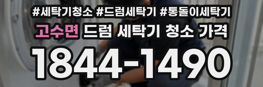 고수면 드럼 세탁기 청소 가격