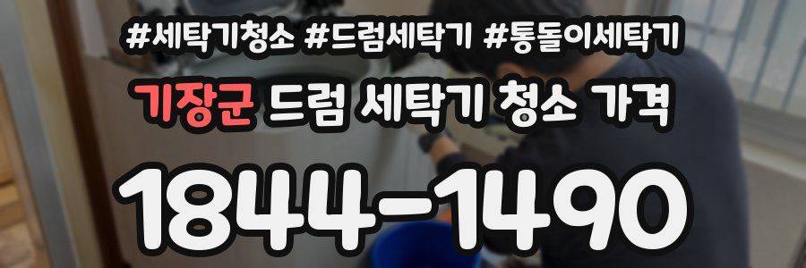 기장군 드럼 세탁기 청소 가격