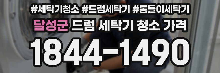 달성군 드럼 세탁기 청소 가격