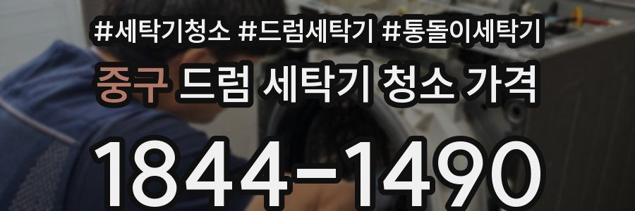 중구 드럼 세탁기 청소 가격