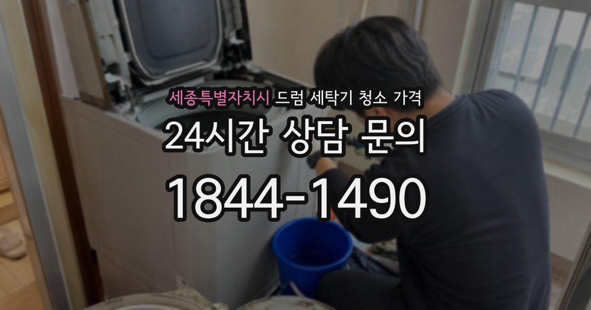 세종특별자치시 드럼 세탁기 청소 가격