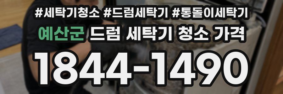 예산군 드럼 세탁기 청소 가격