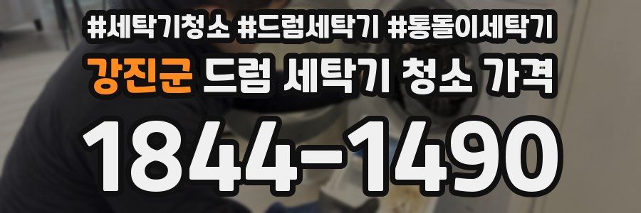 강진군 드럼 세탁기 청소 가격