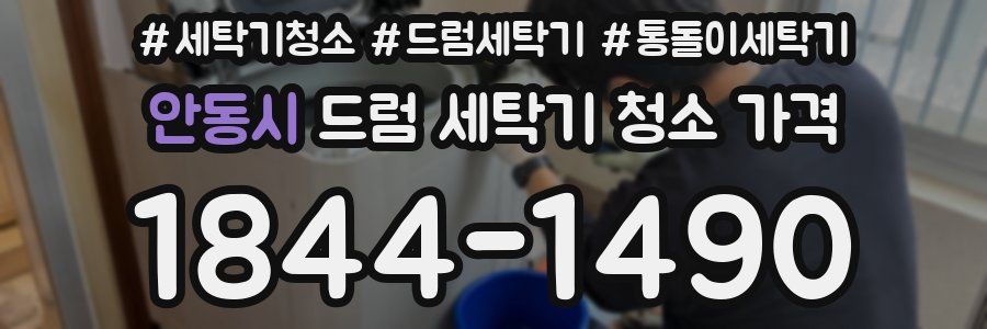 안동시 드럼 세탁기 청소 가격
