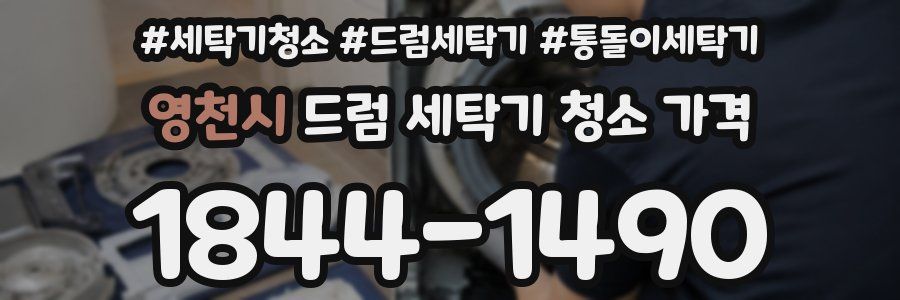 영천시 드럼 세탁기 청소 가격