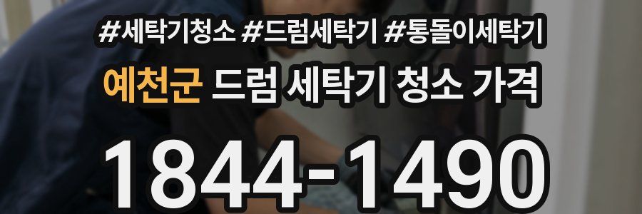 예천군 드럼 세탁기 청소 가격