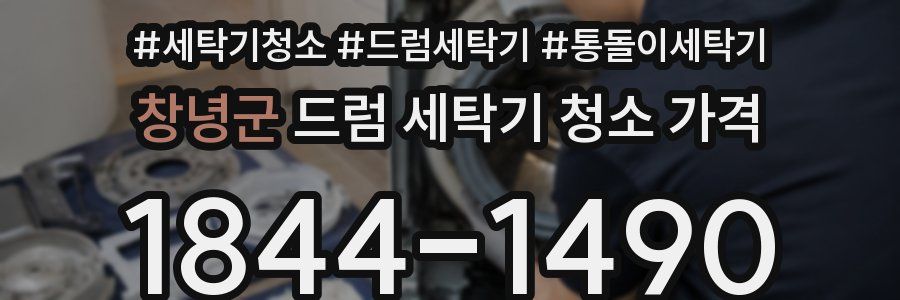 창녕군 드럼 세탁기 청소 가격