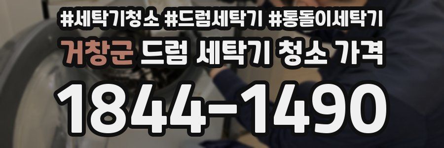 거창군 드럼 세탁기 청소 가격