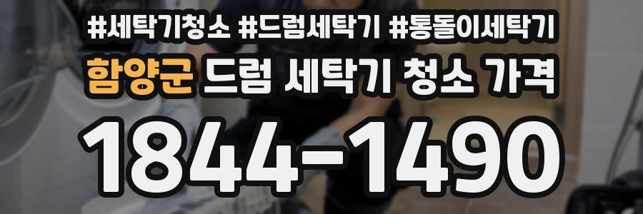 함양군 드럼 세탁기 청소 가격