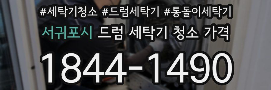 서귀포시 드럼 세탁기 청소 가격