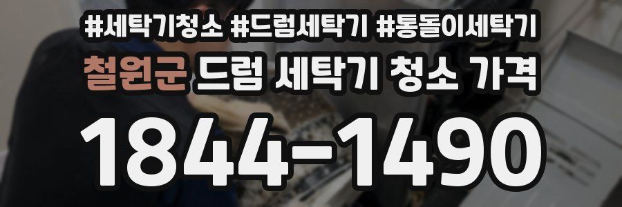 철원군 드럼 세탁기 청소 가격