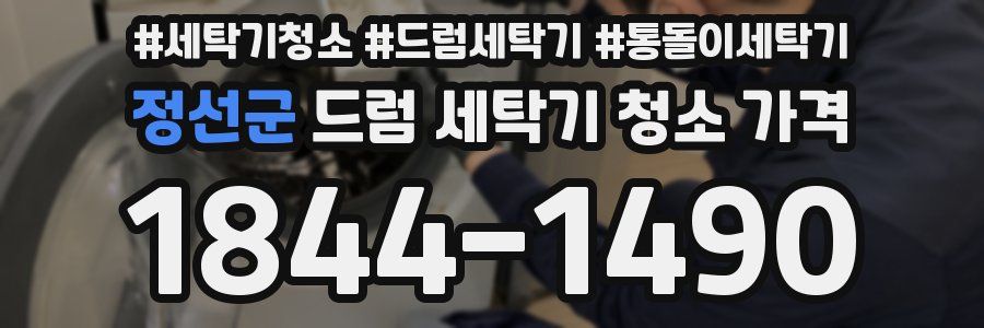 정선군 드럼 세탁기 청소 가격