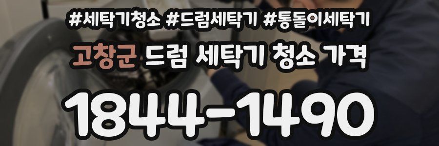 고창군 드럼 세탁기 청소 가격