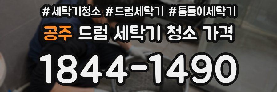 공주 드럼 세탁기 청소 가격